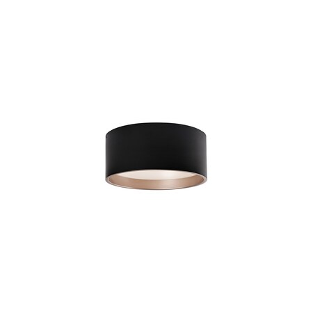 Kuzco Lighting Immaculate Designed Two Toned Round Led Flush Mount FM11418-BK